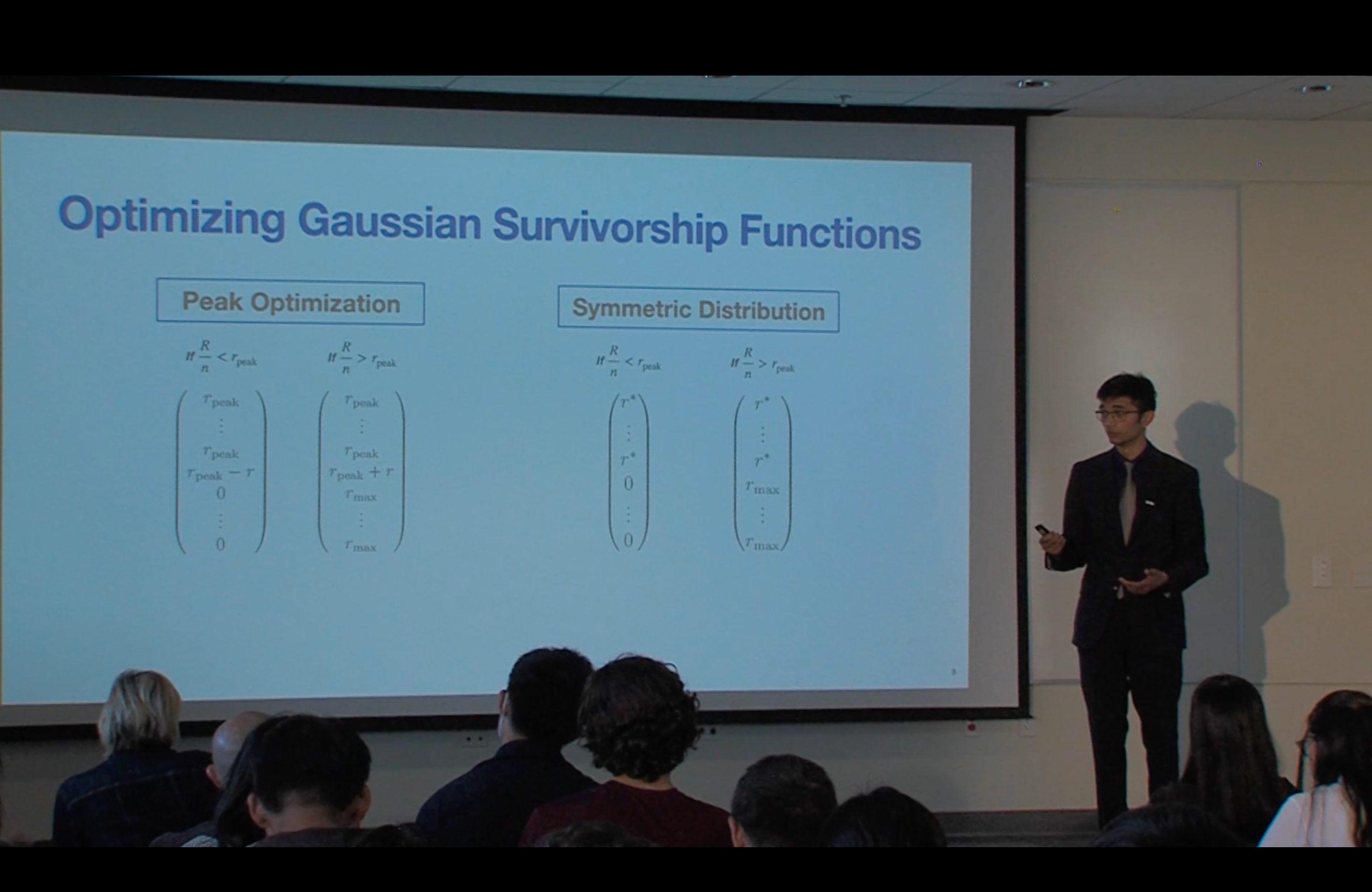 Gaussian Survivorship Research Talk